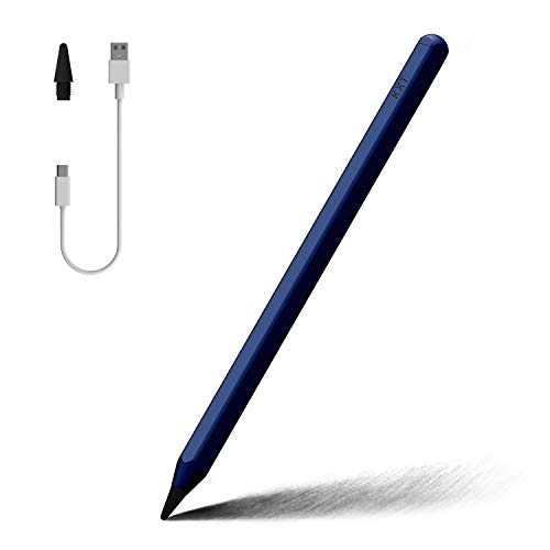 Caneta de toque para Apple iPad (2018 ou posterior), com inclinação e rejeição de palma e absorção magnética Stylus Pencil, compatível com iPad 6/7/8/9/10/11ª geração/iPad Pro 11/12.9/Air 3-4-5 /Mini