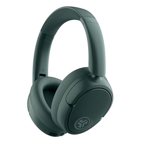 JLab JBuds Lux ANC Capacetes sem fios Bluetooth diadema - auriculares cancelamento de ruído - 70 horas de reprodução, microfone - Multipoint e som personalizável, cor sábia