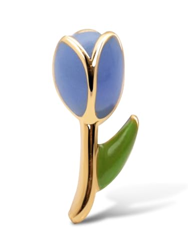SINGULARU - Brincos soltos esmalte colorido - brincos em prata de lei 925 com acabamento casa de banho de ouro de 18 kt - brincos com motivo esmalte e porca de pressão - jóias para mulher