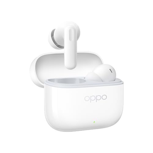 OPPO Enco Buds3 Pro Auriculares sem fios Bluetooth 5.4 – ultraleves (4,3 g), graves potentes de 12,4 mm, cancelamento de ruído AI, bateria de 54 h, IP55, modo de jogos de baixa latência, cinzento