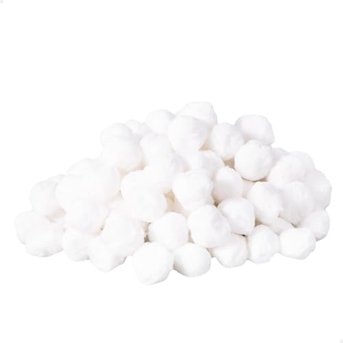 Intex, Filtro de bolas para depurar piscina, 500 g, equivalem a 18 kg areia sílica, material poliéster, leves e reutilizáveis, sistemas filtrantes, podem ser lavados, filtragem e piscinas (55273)