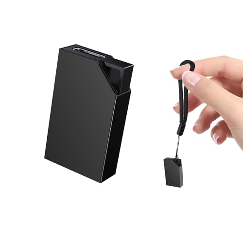 Gravador de voz com memória de 64 GB, recarregável por USB, gravador de voz e ativação por voz, mini gravador de voz para cursos, reuniões e entrerevistas, gravador de voz
