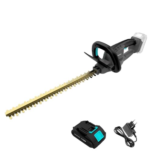 Cecotec Corta-sebes a bateria, comprimento corte até 45 cm, TitaniumSword 4500 Freemove. Bateria de 21 V, motor sem escovas, Brushless, lâminas de titânio, ramos de até 16 mm, sistema de segurança