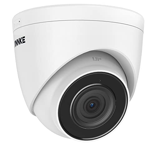 ANNKE C500 PoE Câmara de vigilância exterior, 5 MP IP cúpula câmara de segurança IP67 impermeável, gravação de áudio, com ranhura para cartão SD