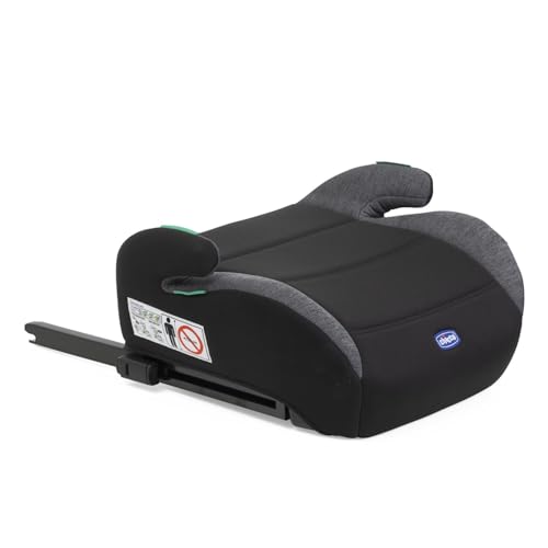 Chicco Quasar Fix i-Size, Cadeira de carro para crianças 7-12 anos (126-150 cm), peso 23-36 kg, grupo 3, fácil de instalar com sistema Isofix, com apoios de braços acolchoados e assento confortável,
