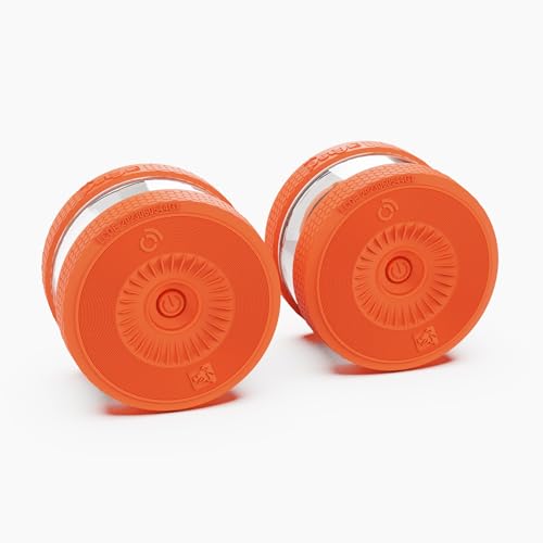 Luz de emergência carro homologado DGT - FASELIGHT IoT - Pack 2 - sinalização V16 homologada em caso de perigo - farol conectado DGT - Fornece geolocalização exata à DGT - laranja