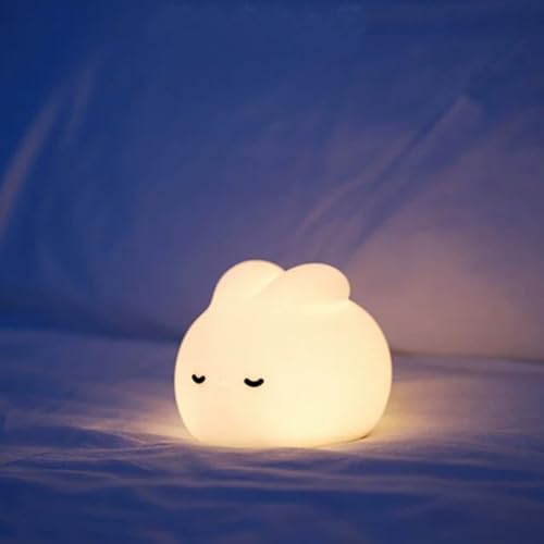 Luz de presença infantil silicone USB recarregável e portátil, LED luz de presença infantil controlo tátil, luz noturna bebé para crianças, quarto, berçário, luz regulável