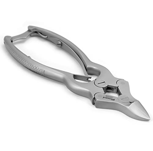 Alicate Corta-unhas Blizzard 15 cm, tripla articulação curva, mola dupla, aço inoxidável forjado alemão, pedicure podologia profissional, dispositivo médico, marcação CE