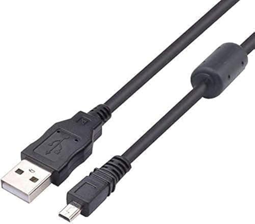 Adhiper UC E6 USB dsc w170 substituição transferência de dados sincronização cabo 8 pinos compatível para Nikon DSLR D750 D5300 D3200 e for Sony DSCW370 DSCW800 DSCW830 câmara digital (1 m)
