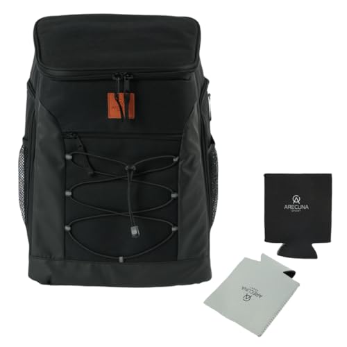 ARECUNA Mochila para frigorífico, mochila térmica 28 l, impermeável e portátil para campismo, praia, caminhadas e piquenique, bolsa isotérmica para bebidas e alimentos