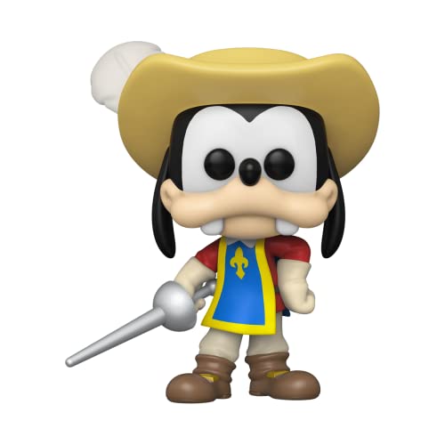 Funko Pop! Disney: 3 Musketeers - Pateta - Mickey Mouse - Figura de vinil colecionável - ideia de presente- Mercadoria oficial - Brinquedos para crianças e adultos - Fãs de TV - boneco para