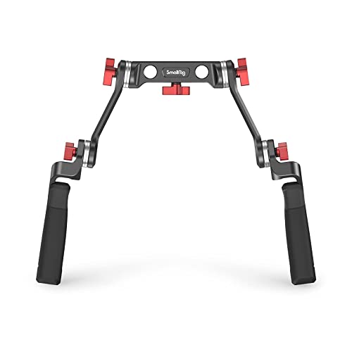 (Nova versão) SMALLRIG Rosette Handle Kit com braço de extensão de Rosette para câmara Shoulder Rig - 2002F