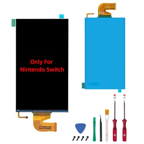 Tolesum Ecrã LCD para NS Switch, peças de reparação do painel de visualização de substituição LCD apenas para Switch consola, não compatível com Switch Oled e Lite
