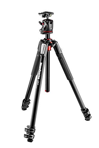 Manfrotto 055 XPro - Kit tripé com rótula de bola XPRO, preto, 3 secções