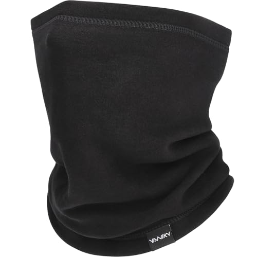 YANIKY Polaina de pescoço de inverno para homens e mulheres, máscara facial resistente ao vento para clima frio, respirável, para esqui