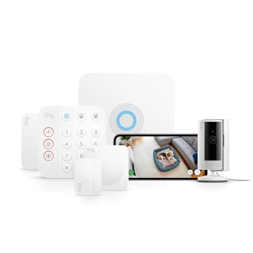 Kit de Ring Alarm S + Cámara interior (Indoor Camera 2ª gen) con Suscripción a Ring Home (a la venta por separado)