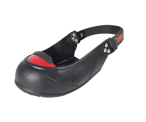 Tiger Grip Visualizador - Cobertura de sapatos de segurança para visitantes, Preto