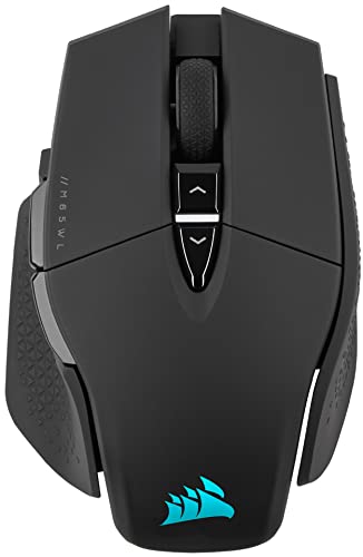Corsair Rato M65 RGB ULTRA WIRELESS rato para jogos FPS ajustável - 26.000 DPI - sem fios Sub-1ms - bateria até 120 horas - compatível com iCUE - PC, Mac, PS5, PS4, Xbox - preto