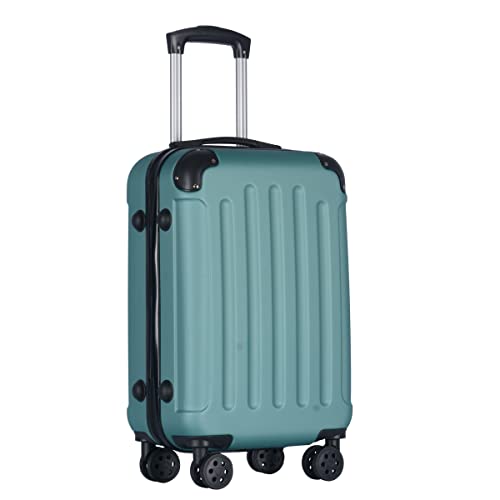 Mala de viagem cabine Trolley 20" (40 l). Bagagem de mão. 4 rodas duplas. 55 x 40 x 20 cm. Material ABS semirigido. Fechadura com combinação numérica. Alça telescópica.