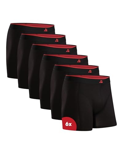 DANISH ENDURANCE Cuecas homem boxer de bambu, com ou sem bolso, macias e elásticas, 6 pacotes - boxers para homem, roupa interior