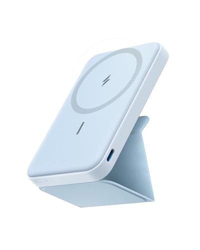 Anker 622 MagGo - Banco de energia magnético sem fios (5000 mAh, dobrável, com USB-C para iPhone 16/1514/13/12)