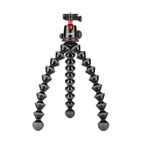 JOBY GorillaPod Kit 5K de tripé profissional flexível com cabeça esférica, fabricado na Itália, para câmaras DSLR e CSC, sem espelho de até 5 kg de carga útil, JB91508-BWW
