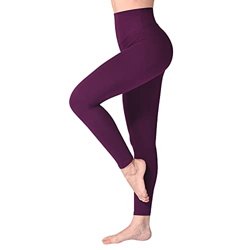 Sinophant Leggings de desporto para mulher, calças desportivas ioga, leggings mulher ginástica, macias, elásticas, cintura alta para reduzir a barriga