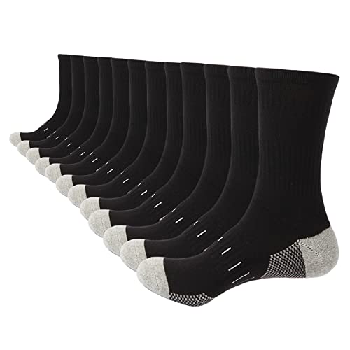 BUDERMMY Meias altas para homem 39-42 43-46, meias desportivas homem algodão respirável anti-bolhas meias Running