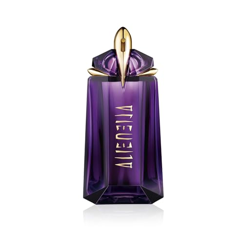 MUGLER Alien, Eau de Parfum, perfume para mulher, aroma floral com nuances madeirados e ambarinos, fragrância extraordinária, recarregável