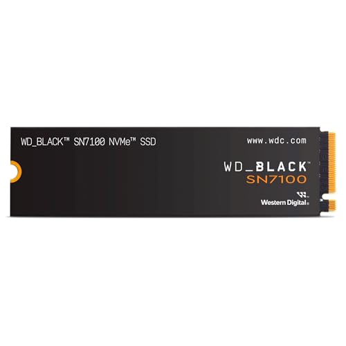 WD_Black SN7100 1TB NVMe SSD, M.2 2280, velocidades até 7250 MB/s, Next Gen TLC 3D NAND, WD_Black Dashboard, para computadores e consolas portáteis