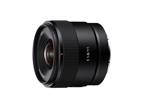 Sony E 11 mm F1.8 - alvo zoom grande ângulo APS-C (SEL11F18), preto