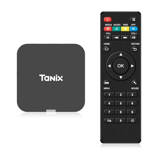 Android TV Box 10.0, 2 GB RAM 16 GB ROM Android Box, Super Mini TV Box Android Allwinner H313 Quad-Core Arm Cortex A53, suporte USB e Wi-Fi compacto 4k HD