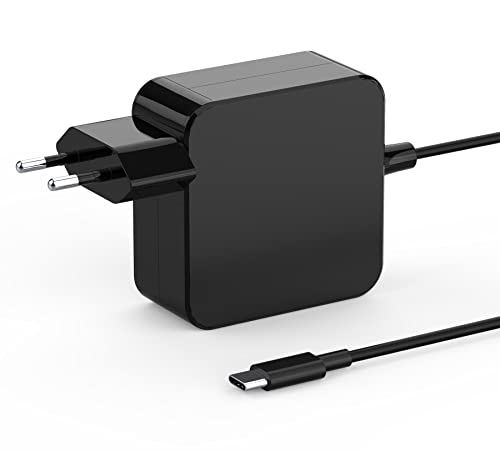 Carregador USB C 65 W portátil tipo C para Huawei Matebook D15 D14 E, Xiaomi Air, Samsung, ASUS ZenBook 3 UX390 UX390U UX325 UX325EA UX425 Tipo de tablet portátil UX425 C Adaptador Alimentação