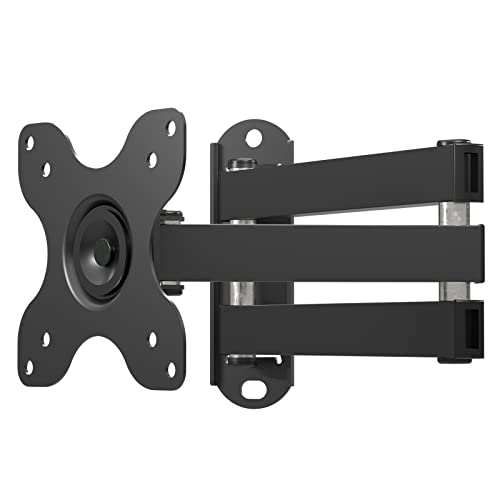 Suptek Suporte de parede para TV, inclinação estendida, giratória, suporte de parede para TV de 13 a 30 polegadas de até 15 kg, VESA 75 x 75/100 x 100 mm, suporte de parede de televisão - MA1330