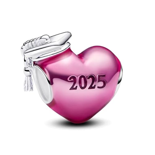 PHCLASY 2025 Graduação Charms contas pendente compatível europeu pulseira colar, graduação Charm para mulher