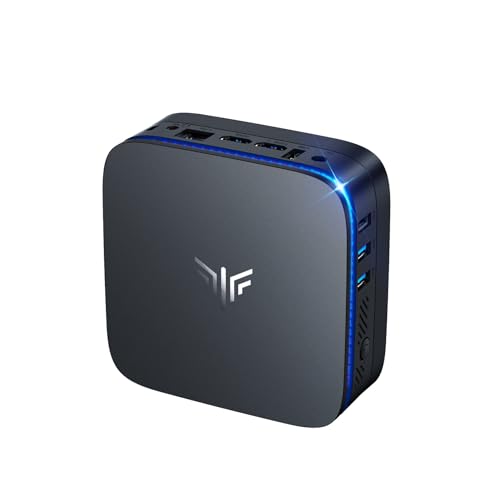 NiPoGi AK1Plus Mini PC W-11, RUNFALntel Alder Lake-N95 (até 3,4 GHz, 15 W), 8 GB DDR4 256 GB SSD Mini computadores, 2 x HDMI 2,0, 4 K@60 Hz, WIFI/BT/RJ45-LAN, mini computador para escola Educação