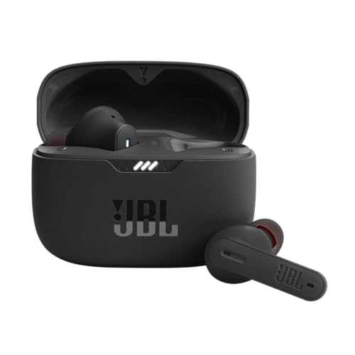 JBL Auriculares intra-auditivos Tune 235 NC, sem fios com cancelamento de ruído, 48 horas de autonomia, resistente à água e ao pó IP54, design confortável, preto