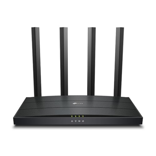 [Neuvo] TP-Link Archer AX18 - AX1500 Router Wi-Fi 6, banda dupla (5 GHz 1201 Mbps/2,4 GHz 300 Mbps), 4 portas Gigabit, MU-MIMO, WPA3, cobertura impulsionada, C compatível com Wi-Fi 5/4, configuração