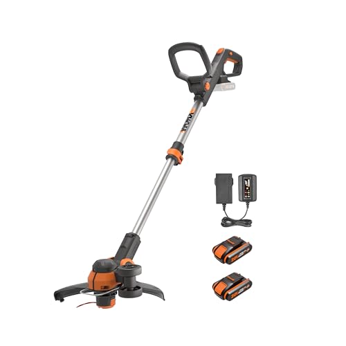 WORX Corta-rolhas e perfiladora de 20 V máximo | PowerShare | WG163E | inclui 2 baterias de 2 Ah e carregador, 30 cm