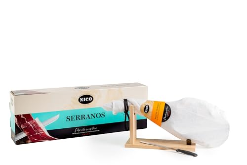 PACK PRESENTE (PALETA CURADA de maneira tradicional) com kit de presunto e faca. Aprox. 4.5 Kg