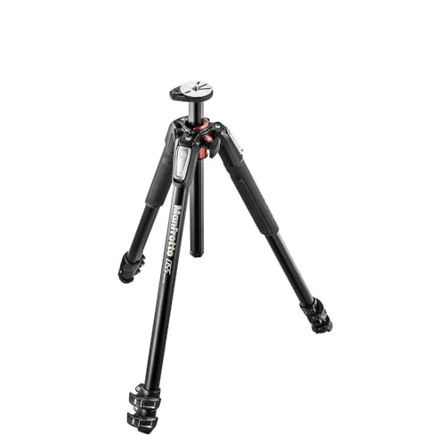 Manfrotto MT055XPRO3 Pernas para tripés, alumínio, apenas pernas, preto, 3 secções