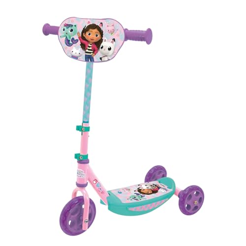 Smoby - Scooter Gabby`s Dollhouse- Scooter de 3 rodas, guidão regulável em altura, chassis de metal robusto, até 20 kg A partir de 3 anos. (7600750912)