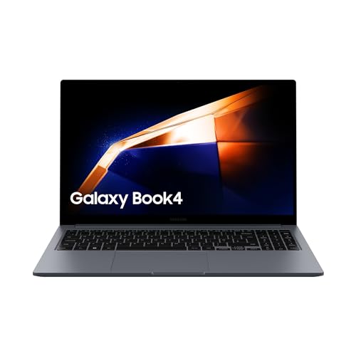 Samsung Galaxy Book4, Computador portátil ultrafino de 15,6", Full HD LED, Intel Core 7-150U, 16 GB RAM, 512 GB SSD, Intel Graphics, Windows 11 Home, cinzento, teclado QWERTY espanhol