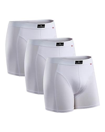 DANISH ENDURANCE Cuecas homem boxer algodão premium, conjunto de 3 e 10 roupa para homem, roupa interior