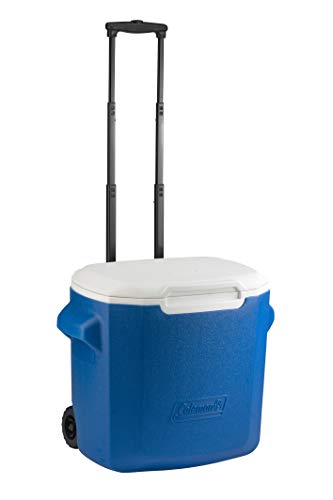 Coleman 28 QT Performance Wheeled Cooler - frigorífico com rodas, capacidade de 26 litros, frigorífico portátil e rígido, suporte alimentos