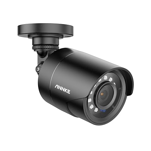 ANNKE Câmara de segurança 1080P bala AHD/TVI/CVI/CVBS 4 em 1, câmara de vigilância analógica IP66 impermeável, uso interior e exterior, visão noturna 66 pés transparentes IR