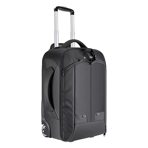 Neewer – Mochila conversível em mala de rodas para câmaras SLR/DSLR e acessórios (NW3300), preto