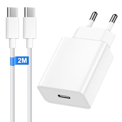 30 W Carregador de carregamento rápido para iPhone 16 15/16 15 Pro/16 15 Pro Max/16 15 Plus/iPad 10 geração iPad Pro, carregador USB C carregador rápido carregador tipo C adaptador com nylon