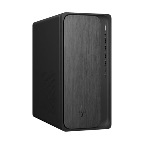 HP Computador de mesa OmniDesk (AMD Ryzen 7 8700G, 16GB, Wi-Fi 6, 1000GB, Windows 11 Home) - preto
