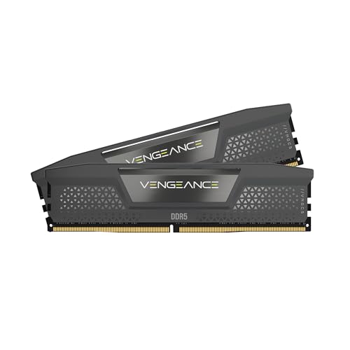 CORSAIR VENGEANCE DDR5 32 GB (2 x 16 GB) DDR5 6000 MHz CL36 AMD EXPO Intel XMP iCUE memória de computador compatível - cinzento (CMK32GX5M2E6000Z36)